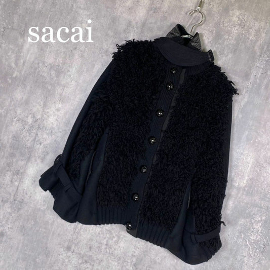 『sacai』サカイ (1) ファー ブルゾン ジャケット