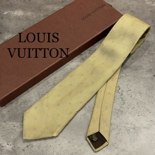 『LOUIS VUITTON』ルイヴィトン モノグラム柄ネクタイ
