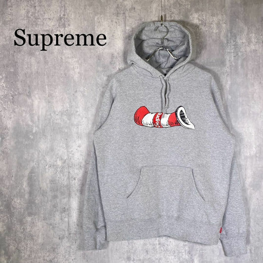 『Supreme』シュプリーム (M) キャットインザハット フーディー
