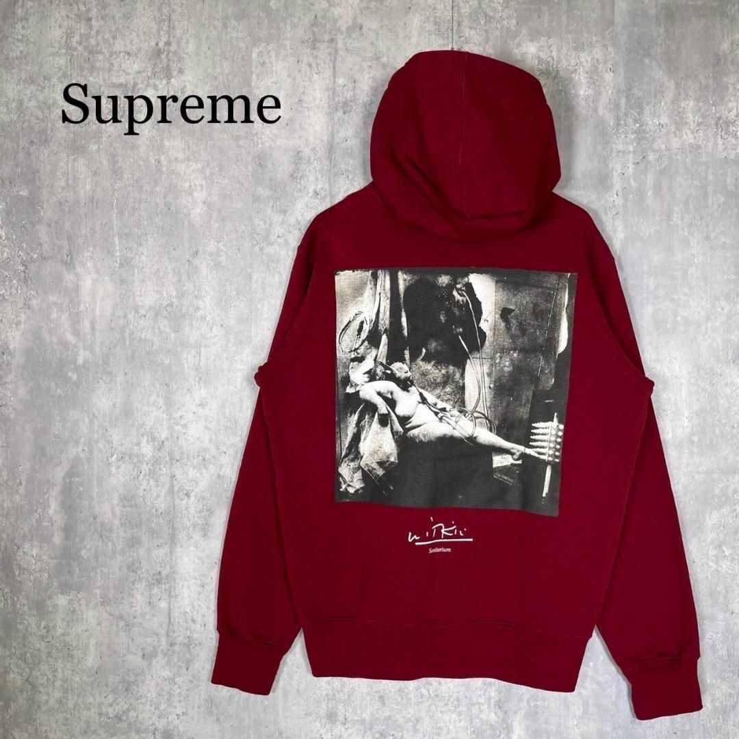 『Supreme』シュプリーム (M) サニタリウム プルオーバー フーディー