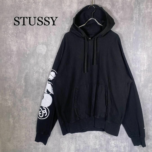 『STUSSY』ステューシー (XL) ピグメントダイスウェットフーディー