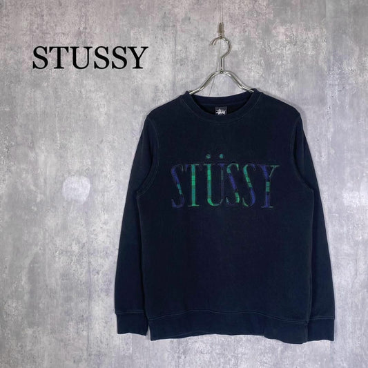 『STUSSY』ステューシー (S) フロントロゴ 長袖スウェット