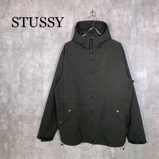 『STUSSY』ステューシー (L) ダブルジップ マウンテンパーカー