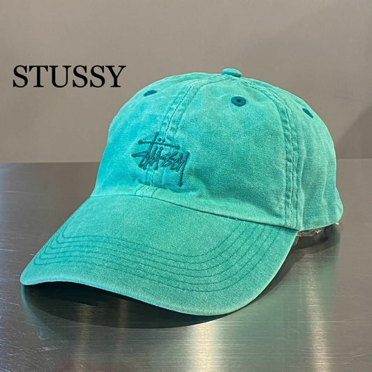 『STUSSY』ステューシー クラウンロゴ刺繍 6 PANEL CAP 帽子