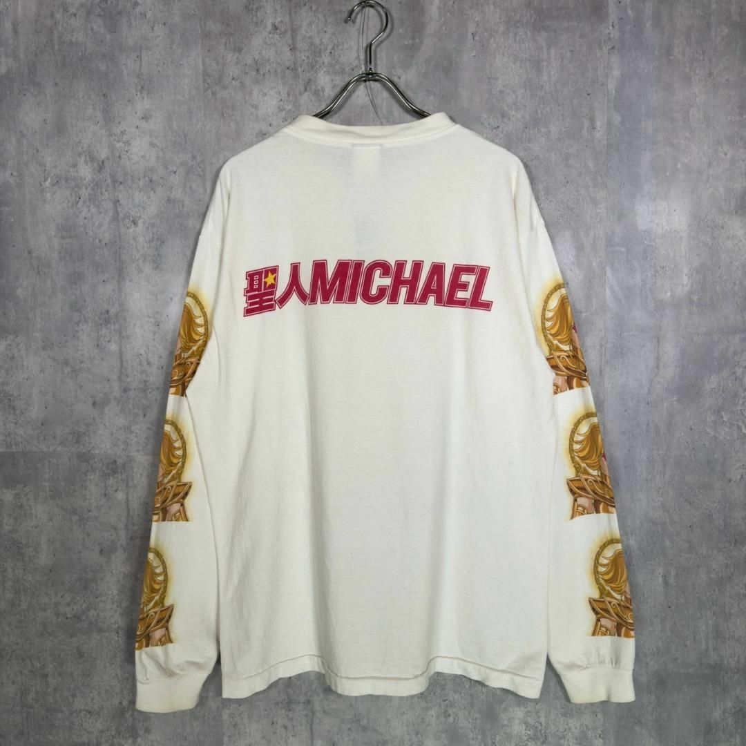 『セント・マイケル × 聖闘士星矢』 (L) プリント ロンT