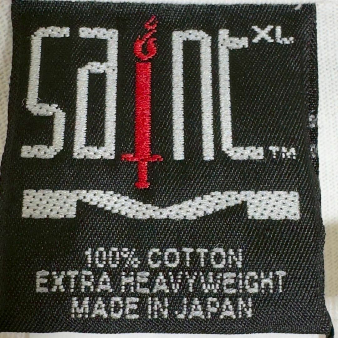 『SAINT MICHAEL』セントマイケル (XL) バックプリント Tシャツ