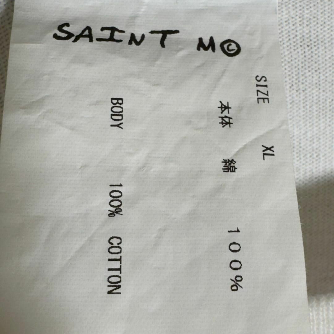 『SAINT MICHAEL』セントマイケル (XL) バックプリント Tシャツ