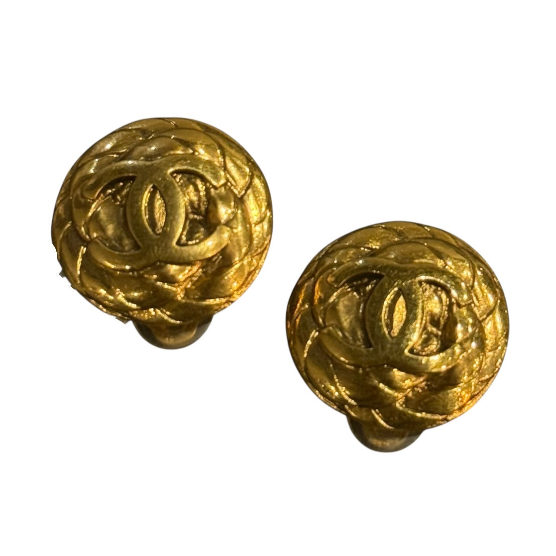 『CHANEL』 シャネル 両耳用 イヤリング / ゴールド
