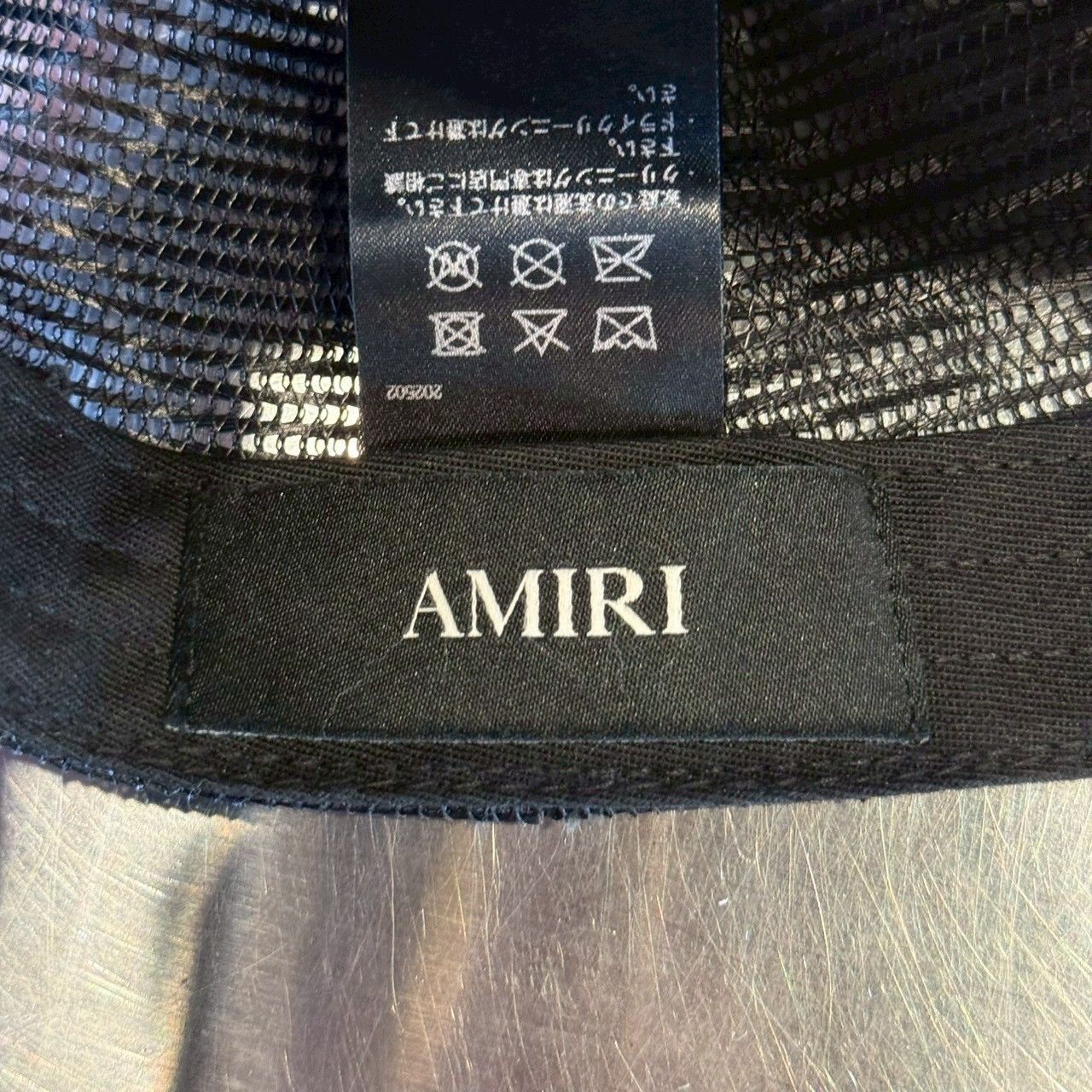 『AMIRI』アミリ バンダナリペアトラッカーキャップ