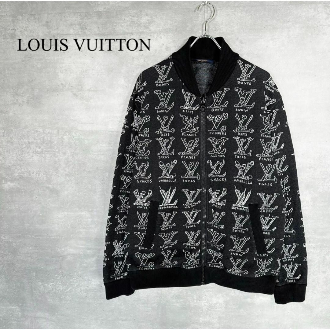 『LOUIS VUITTON』ルイヴィトン (XL) ジャガード ジャケット