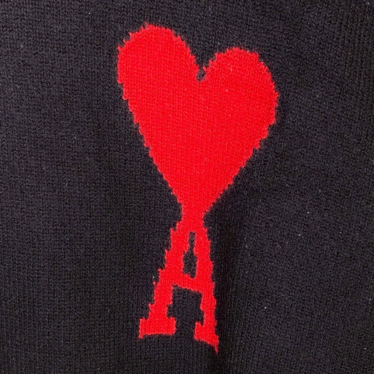 『AMI PARIS』アミパリス (M) ワンポイントロゴニット