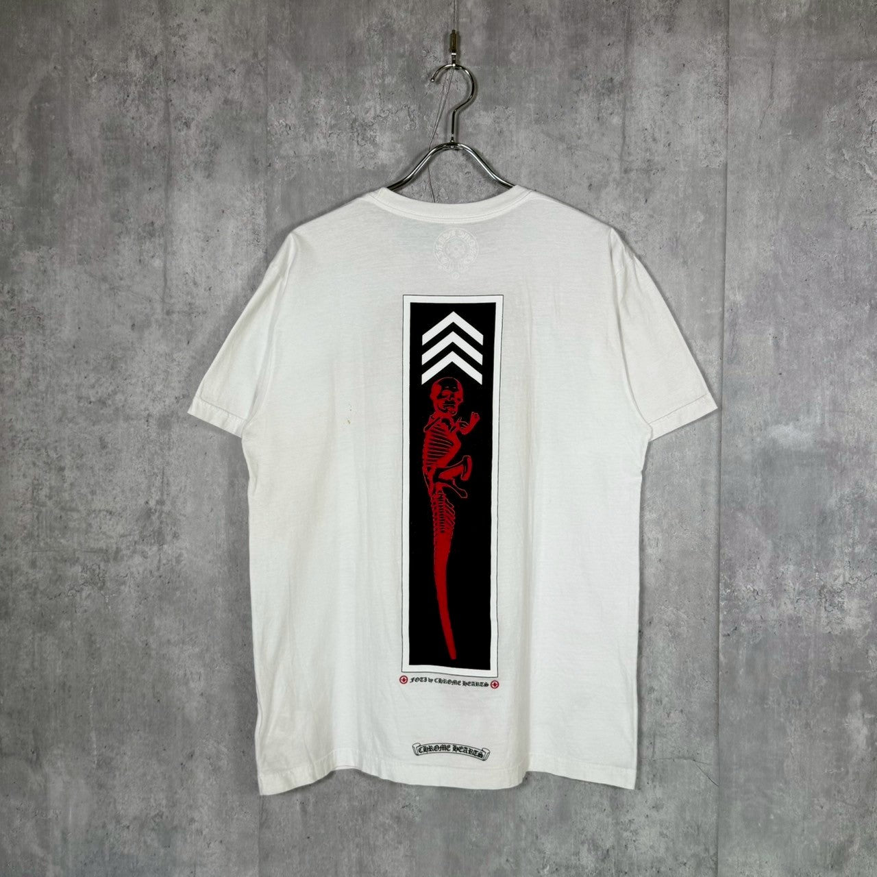 『CHROME HEARTS』クロムハーツ (L) プリントクルーネックTシャツ