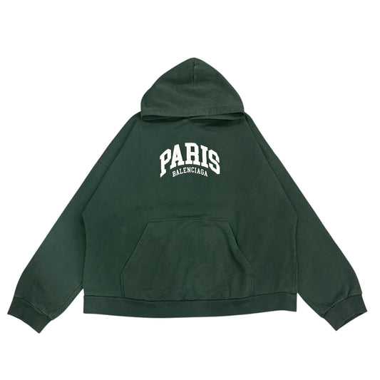 『BALENCIAGA』バレンシアガ (2) パリス刺繍プルオーバーフーディー