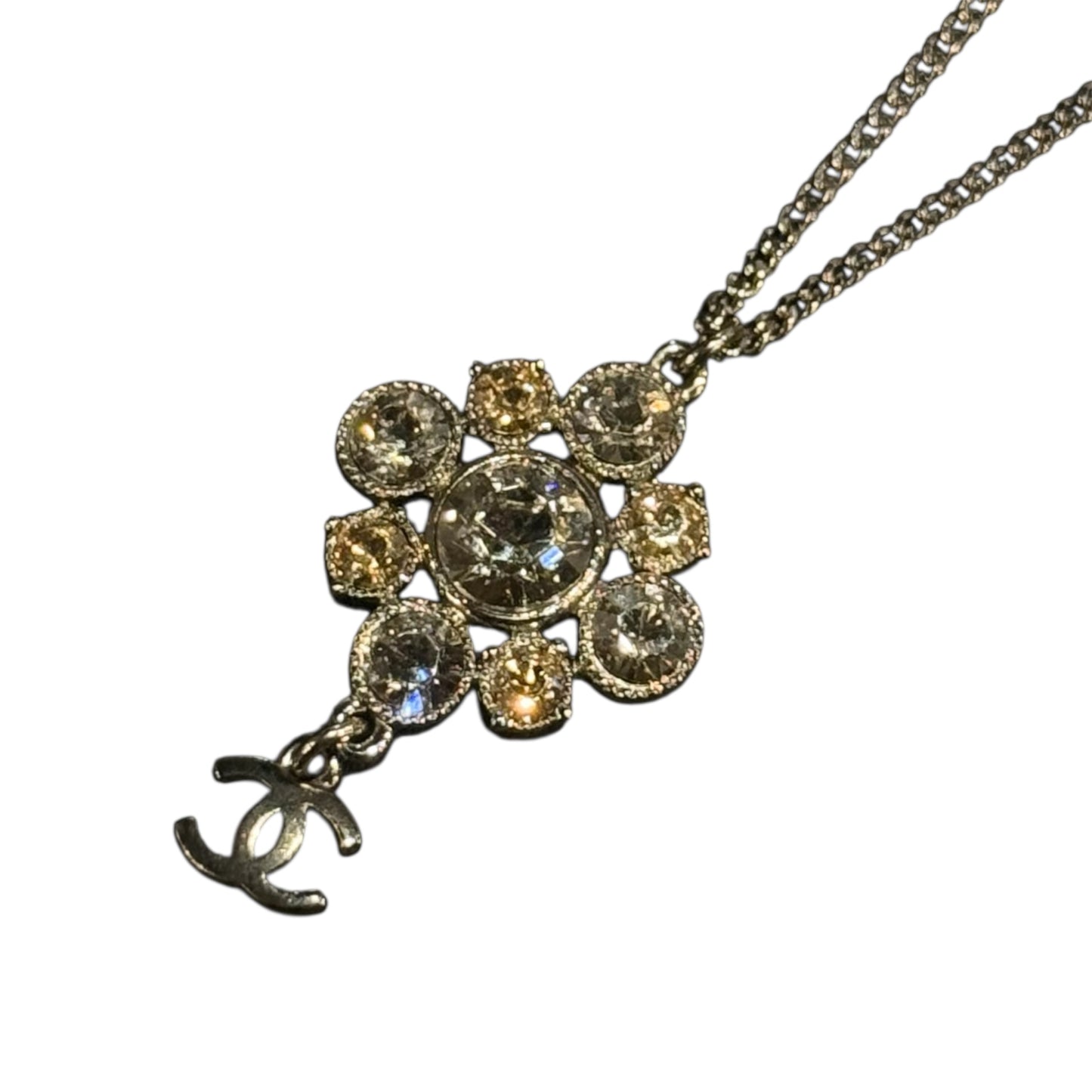 『CHANEL』シャネル カラーストーン ネックレス