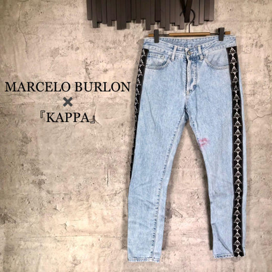 『MARCELO BURLON × KAPPA BLUEANTIFIT』(28) デニムパンツ