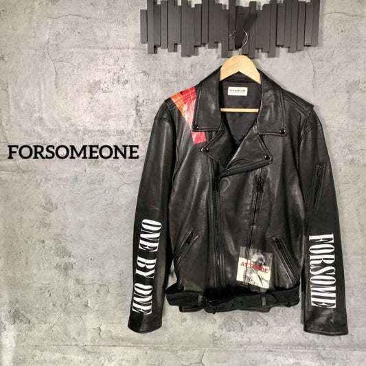『FORSOMEONE』フォーサムワン (48) ライダースレザージャケット
