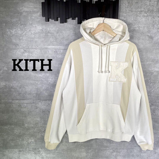 『KITH』キス (M) Williamsパネル切り替えプルオーバーパーカー