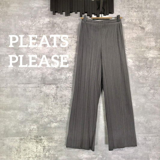 『PLEATS PLEASE』プリーツプリーツ (2) ストレートパンツ