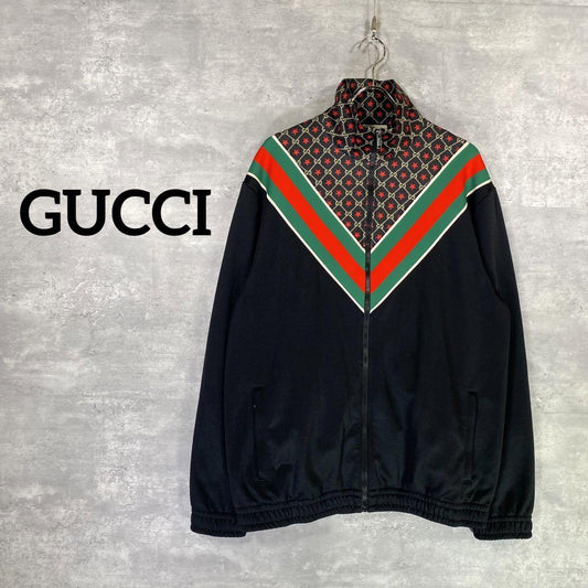 『GUCCI』グッチ (M) オーバーサイズトラックジャケット ジャージ