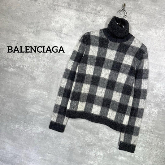 『BALENCIAGA』 バレンシアガ (36) モヘヤ混 ハイネックセーター