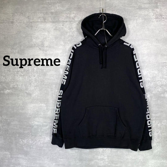 『Supreme』シュプリーム (L) メタリックリブ パーカー