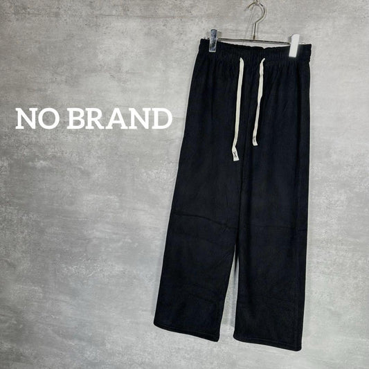 『NO BRAND』ノーブランド (M) コーデュロイパンツ / ブラック