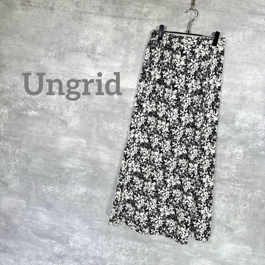 『Ungrid』アングリッド (F) フラワープリントマキシスカート