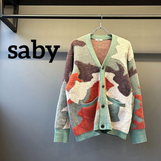 『saby』サバイ (1) SURFACE PATTERN ニットカーディガン